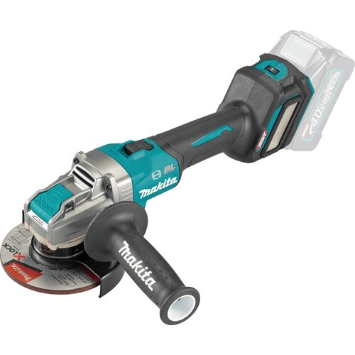 Makita akumulatorska ugaona brusilica 125mm XGT 40V max GA041GZ Slike