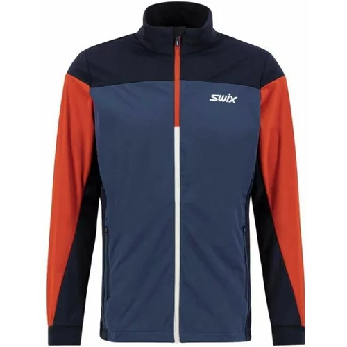 Swix CROSS M Muška sportska softshell jakna, plava, veličina