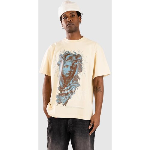 Any Means Necessary Internal Suffering Boxy T-shirt white cap off white Cene