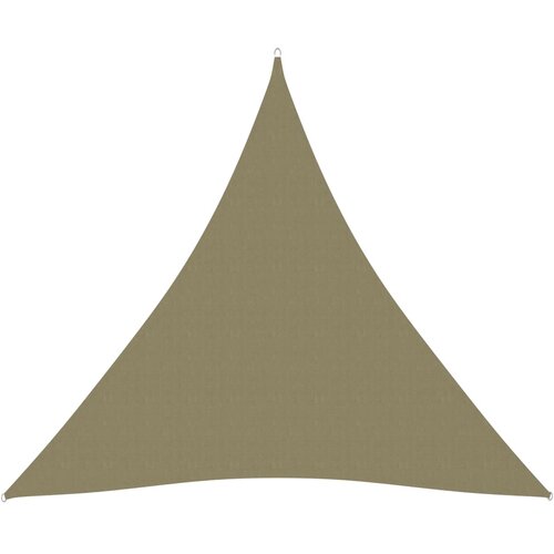 vidaXL Senčno jadro oksford blago trikotno 6x6x6 m bež Cene