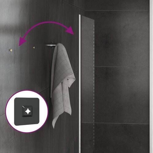  LED kupaonsko ogledalo s ogledalom *Transparent*an 60 x 60 cm Slike