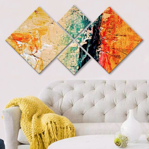 Wallity slika 4MDF1050822, 60x115 cm, 4 dijela Cijene