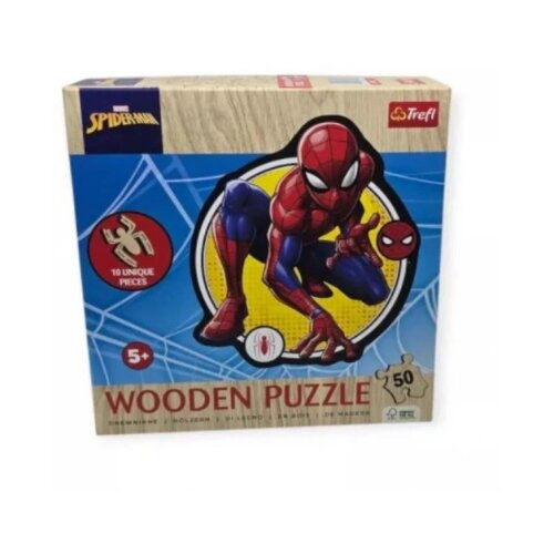 TREF LINE Drvene puzzle 50 delova &ndash; Spiderman Cene
