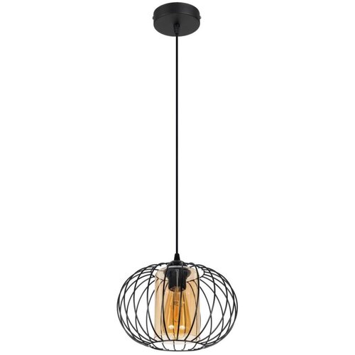  Luster na sajli CORRINI 1xE27/60W/230V &Oslash; 25 cm crna/bež Cene