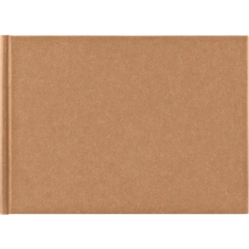 Hama wrinkled buchalbum 24x17 36 weiße seiten, braun 7614