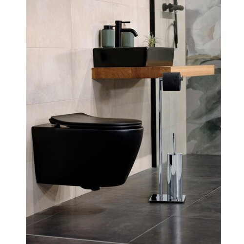 Wenko 18562100 - WC četka RECCO 20x71,5 cm sjajni hrom Slike