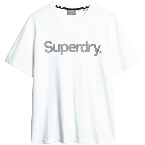 Superdry Majica siva / bela Cene