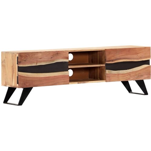 The Living Store TV omarica 140x30x45 cm trden akacijev les - TV Stojalo, (21376041) Cene