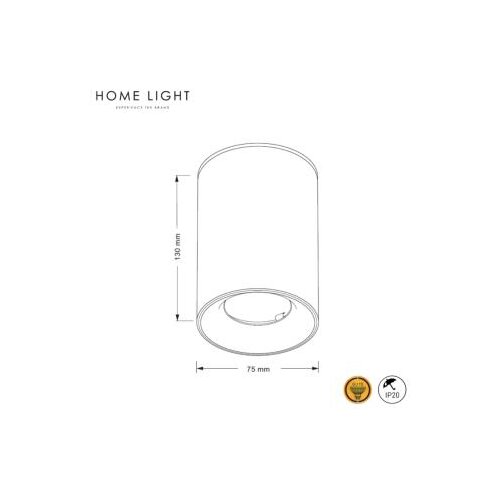 HOME LIGHT Talia 103 Spot lampa siva Slike