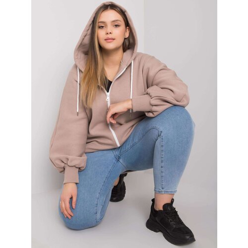 RELEVANCE Sweatshirt-RV-BL-7282.22P-dark beige Cene
