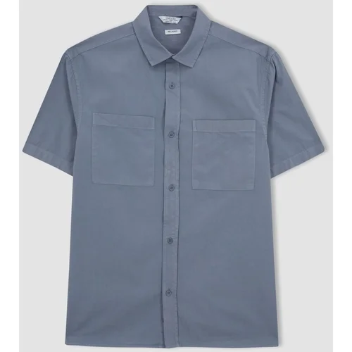 Defacto Relax Fit Cotton Short Sleeve Shirt