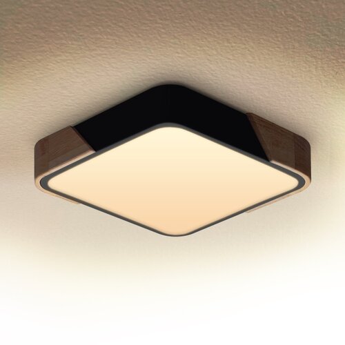  Brilagi - plafonska LED svetiljka PILANA LED/24W/230V hrast/crna 32x32 cm Slike