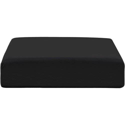  Jastuk za sjedalo 40 x 40 x 11 cm PU pjena Crna Slike