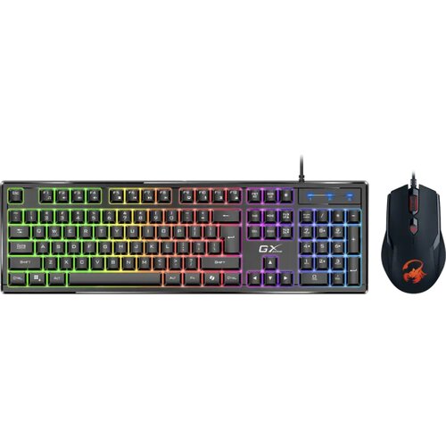 Genius Scorpion KM-GX6 Gaming RGB USB US crna tastatura + miš Cene
