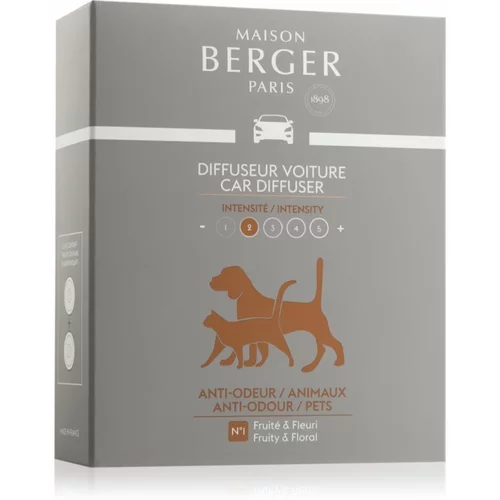 Maison Berger Paris Car Anti Odour Animal miris za auto zamjensko punjenje (Fruity & Floral) 2 x 17 g