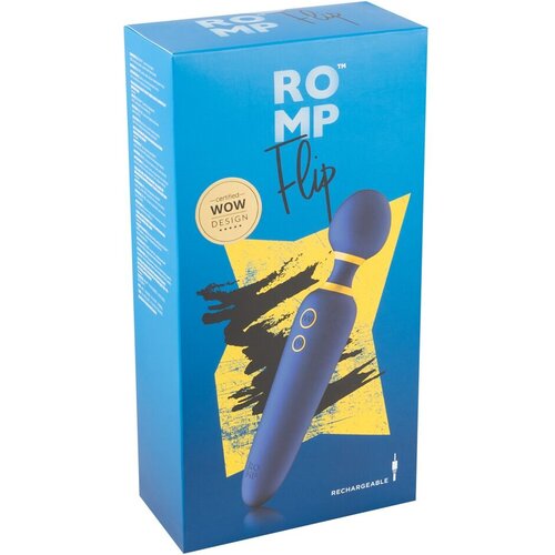 ROMP Masažer Flip Wand, Punjivi, Plavi Slike