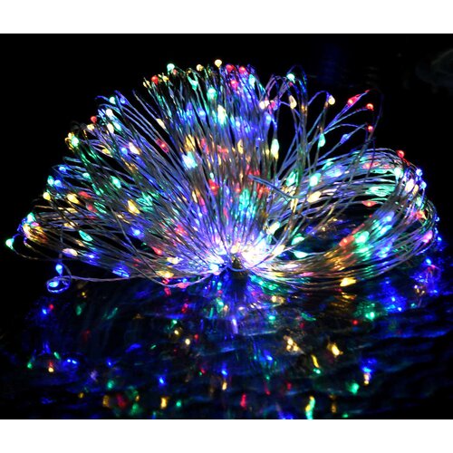  LED mikro rasvjetni lanac 40 m 400 LED &amp;scaron;areni 8 funkcija Slike