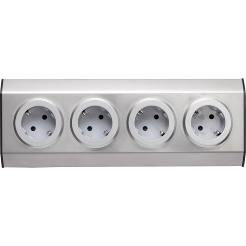Home Električni razdelilnik s 4 vtičnicami, INOX - KNV 04 Cene
