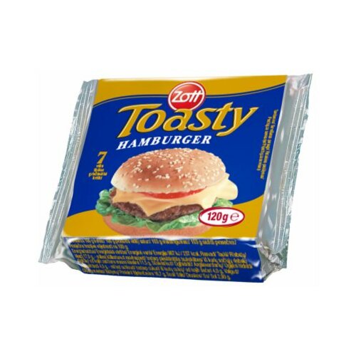 Zott toasty hamburger sir 120g Slike