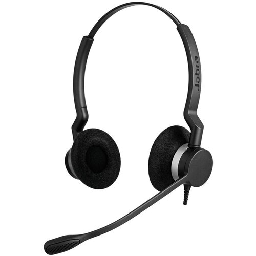 Jabra BIZ 2300 Duo Type: 82 E-STD, Noice Cancelling microphone boom: FreeSpin (headband) ( 2309-820-104 ) Cene