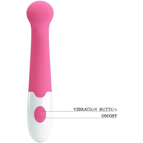Pretty Love Charles - vodootporni vibrator za G-točku (ružičasti) Slike