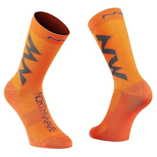 Northwave Cyklistické ponožky Extreme Air Siena oranžové
