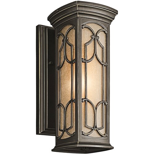 Elstead Lighting Elstead Franceasi Zunanja majhna stenska svetilka, 1 luč, starinska bronasta, IP44, E27, (22100085) Cene