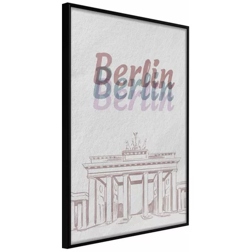  Poster - Pastel Berlin 40x60