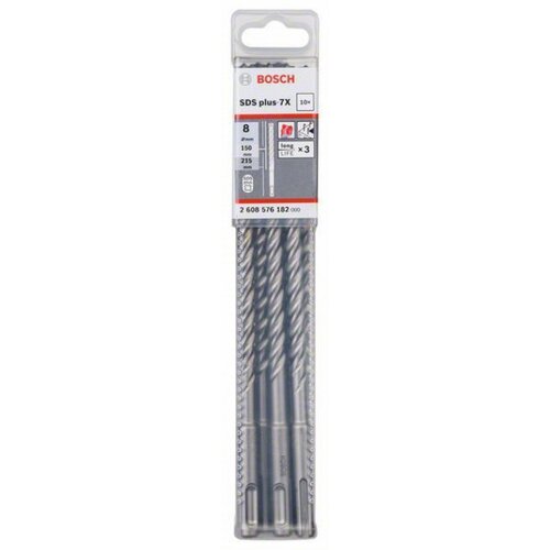 Bosch hamer burgija SDS plus-7X 8 x 150 x 215 mm, 1 komad ( 2608576182. ) Slike