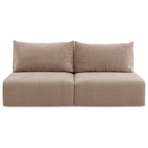 Makamii Svjetlo smeđa sklopiva/s prostorom za odlaganje sofa 216 cm Kalena – Cijene