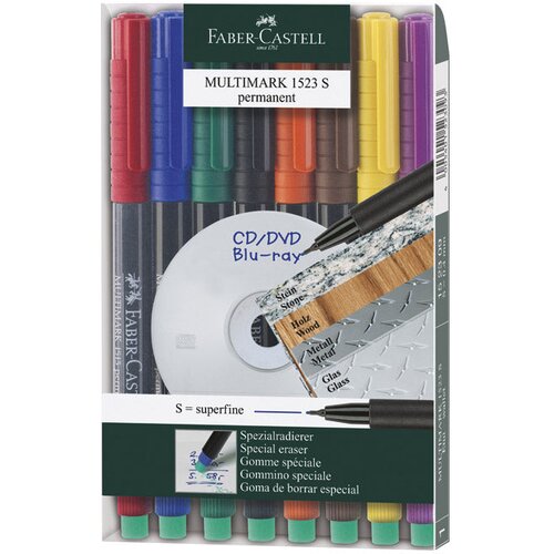 Marker PERMANENTNI 0,4MM MULTIMARK FABER CASTELL 152309/8BOJA Cijene