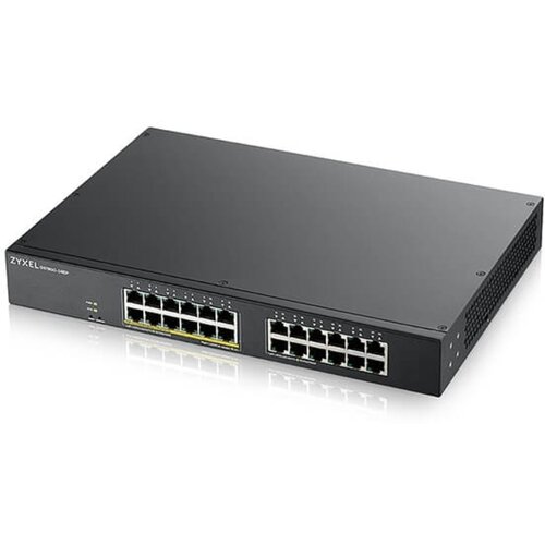 Zyxel GS1900-24 24-port gbe L2 12 port poe smart switch rackmount 130 watt Cene