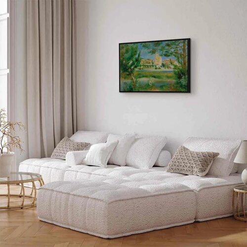  Slika - Pierre-Auguste Renoir &amp;ndash; Villeneuveles-Avignon 120x80 U crnom drvenom okviru Slike