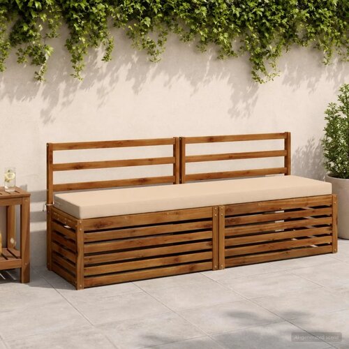  Jastučići za klupe - 2 dijela SOEST 2 kom. 100% poliester Krem - Krem 200 x 40 x 8 cm Melange Cijene