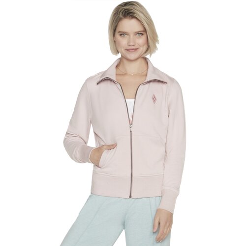 Skechers Športne jope in jakne The Hoodless Hoodie Diamond Jacket Rožnata Cene