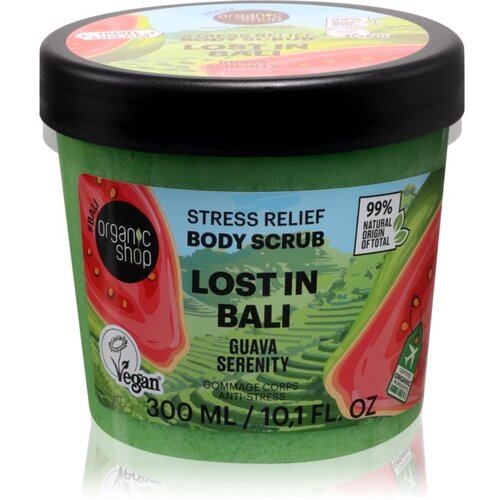 Organic Shop Lost In Bali hidratantni piling za tijelo 300 ml Slike