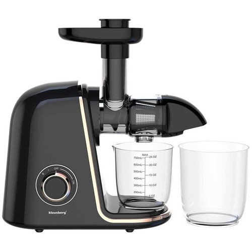 Klausberg KB-7867 hladno pre&amp;scaron;anje/ cold press 150 W &amp;ndash; 700 ml, crno-rose gold Slike