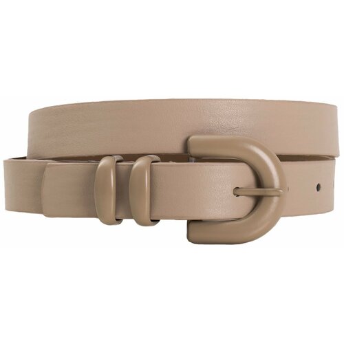 Fashion Hunters Beige belt with buckle OCH BELLA Cene