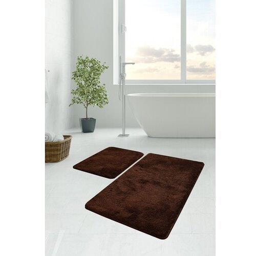Lessentiel Maison Temno rjave kopalni&amp;scaron;ke preproge v kompletu 2 ks 60x100 cm Havai &amp;ndash; Slike