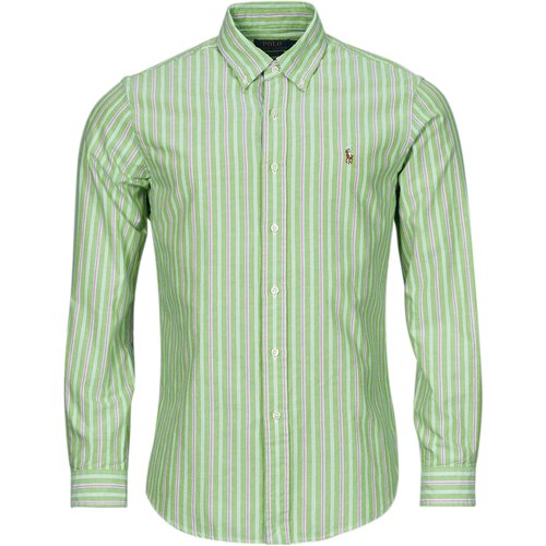 Polo Ralph Lauren CHEMISE COUPE DROITE EN OXFORD RAYEE Višebojna Cene