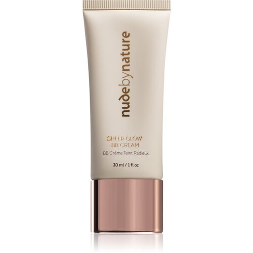 Nude by Nature Sheer Glow posvetlitvena BB krema odtenek 01 Porcelain 30 ml Cene