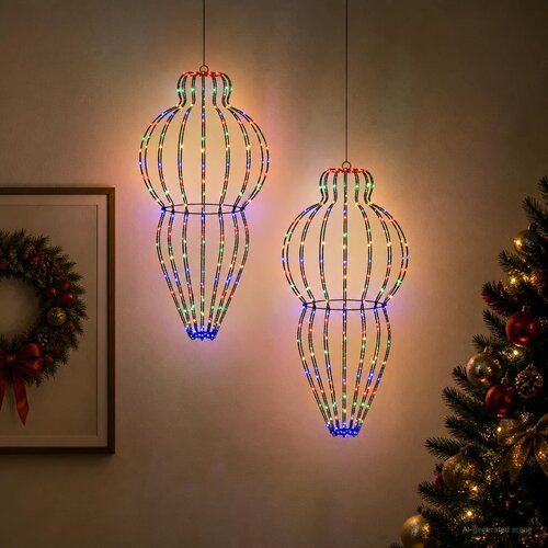  Božićni vrh svjetla 2 kom. 640 LED lampica Višebojno Cene