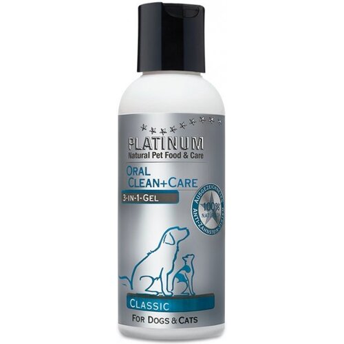 Platinum Oral Clean+Care Classic Dentalni gel za pse i mačke, 120 ml Slike