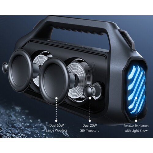 Anker Soundcore Boom 2 Plus 140W 2.2 prenosivi bluetooth IPX7 zvučnik crni Cene
