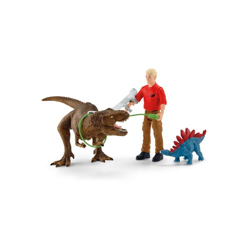 Schleich tyrannosaurus rex set figura napada Slike