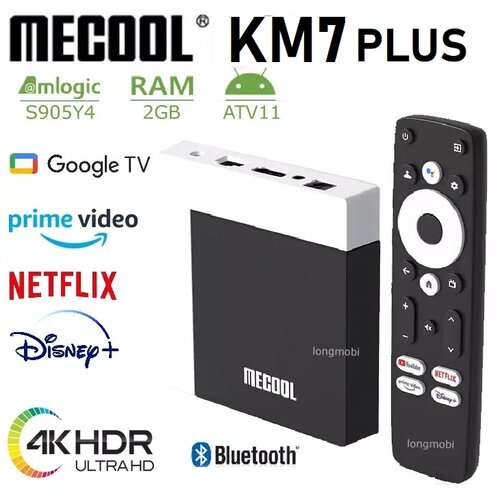 Mecool KM7 PLUS 2/16 GOOGLE Android 11 TV OS, Netflix 4K Slike