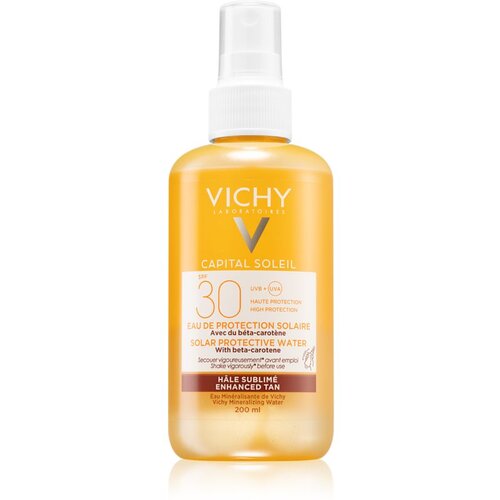 Vichy capital soleil solar protective water enhanced tan SPF30 voda za sončenje za telo in obraz za bolj intenzivno porjavitev 200 ml Cene