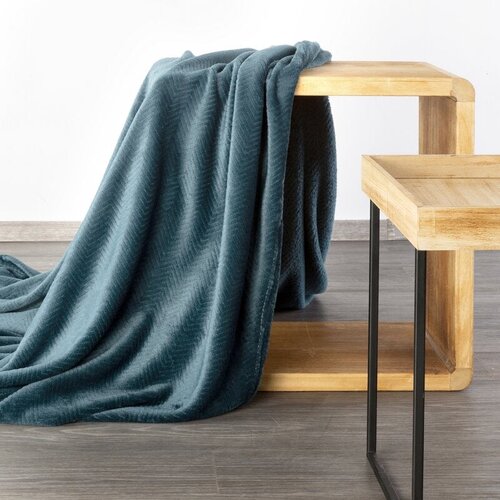 Eurofirany Unisex's Blanket 401091 Navy Blue Cene