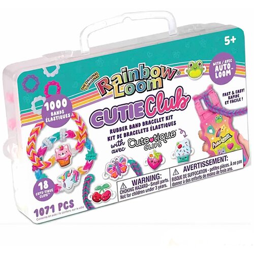 Mga Entertainment Rainbow Loom: Auto Loom &amp;ndash; Cute-Tique set za izradu gumenih narukvica Slike