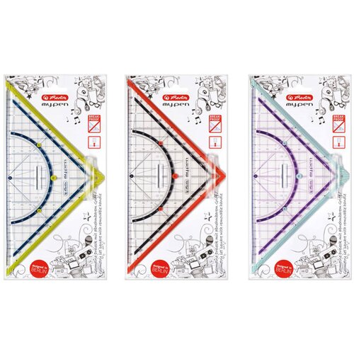 Herlitz Geotrikotnik My.Pen, 25 cm, sortirano, 1 kos Cene